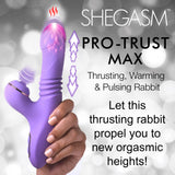 Pro-Thrust Max 14X Thrusting and Pulsing Silicone Rabbit - image 2