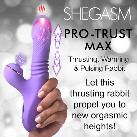 Pro-Thrust Max 14X Thrusting and Pulsing Silicone Rabbit - image 2