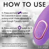 Pro-Thrust Max 14X Thrusting and Pulsing Silicone Rabbit - image 8