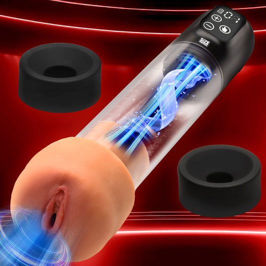 Sucking Penis Pump with Attachments by Size Matters