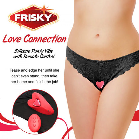 Love Connection Silicone Panty Vibe with Remote Control - image 2