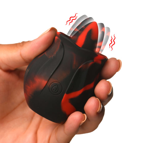 Bloomgasm Kiss Rimming Rose Licking Tongue Toy — Silicone, USB Rechargeable - 848518054265