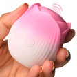 Bloomgasm Pulsing Petals Throbbing Rose Clit Stimulator, Pink - INM-AH387-PNK