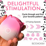 Pulsing Petals Throbbing Rose Clit Stimulator - Pink - image 6