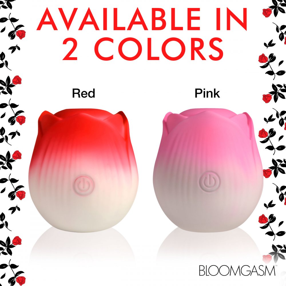 Pulsing Petals Throbbing Rose Clit Stimulator - Pink - image 9