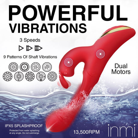 Flicking Silicone Rabbit Vibrator - image 3