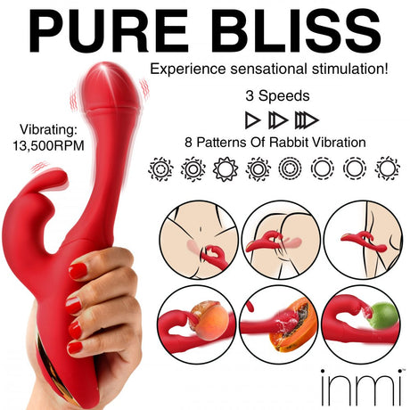 Flicking Silicone Rabbit Vibrator - image 6