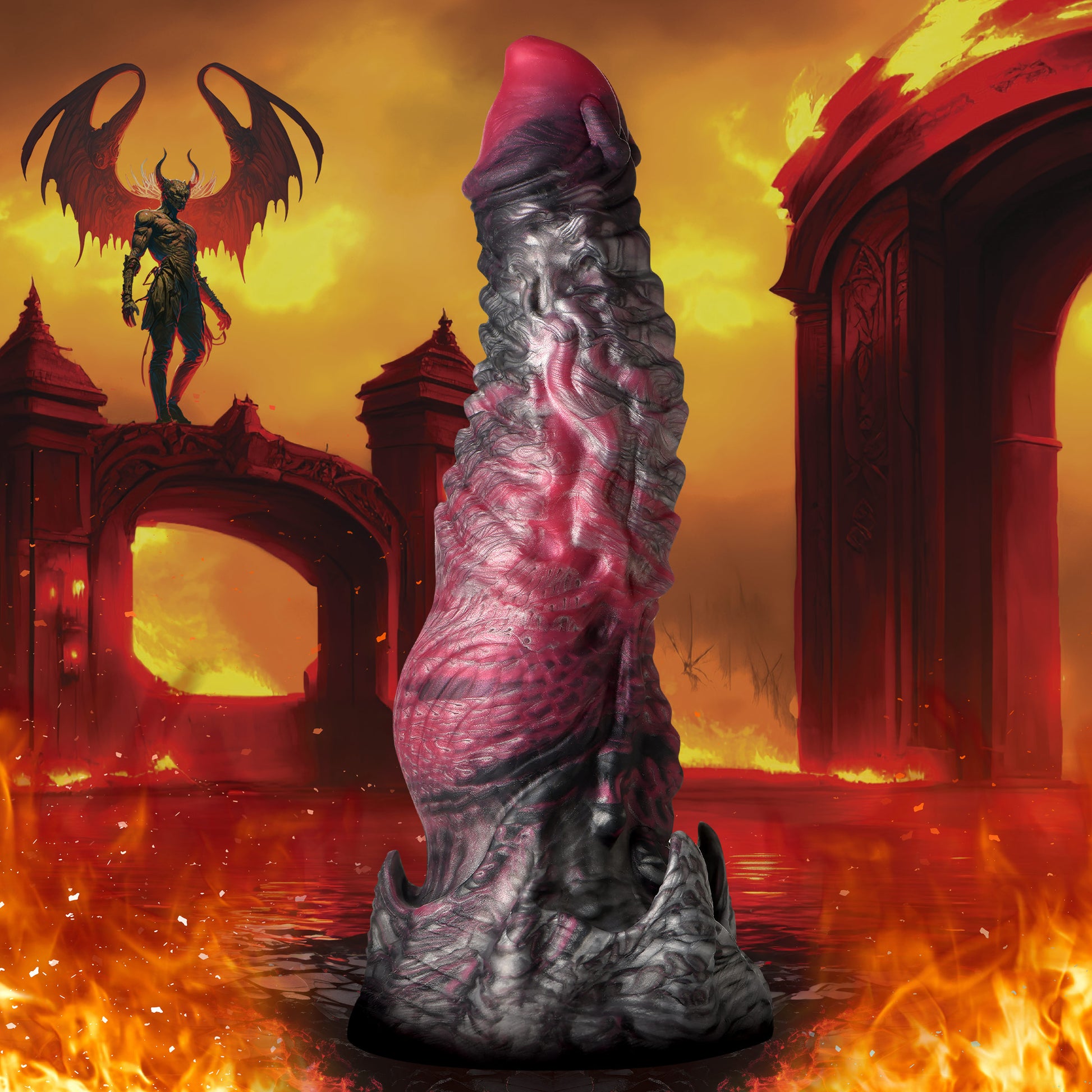 Hades Silicone Dildo - Large by Creature Cocks