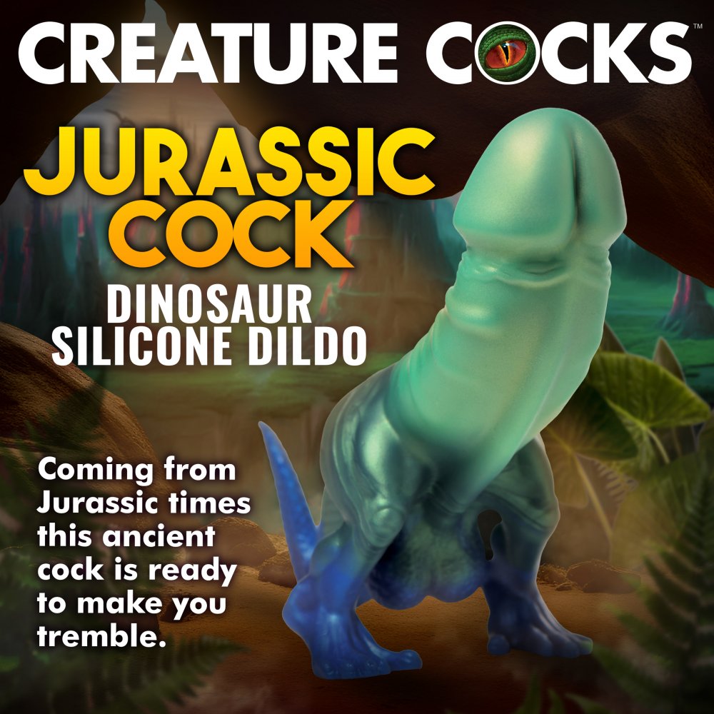 Jurassic Cock Dinosaur Silicone Dildo - image 2