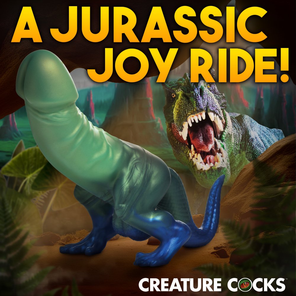Jurassic Cock Dinosaur Silicone Dildo - image 3