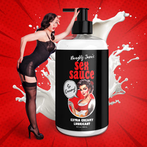 Naughty Jane's Sex Sauce Extra Creamy Lubricant — 16 fl. oz. - NJ-AH397-16OZ