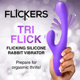 Tri Flick Silicone Flicking Rabbit Vibrator - image 2