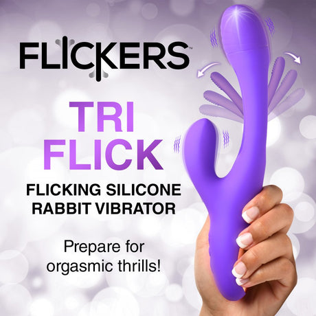 Tri Flick Silicone Flicking Rabbit Vibrator - image 2