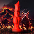Fire Hound Silicone Dildo - Medium - image 1
