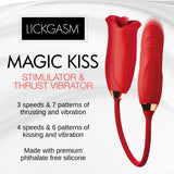 Magic Kiss Clitoral Stimulator with Thrusting Vibrator - image 2