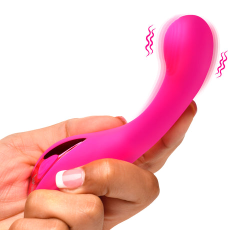 Bang! G-Spot Silicone Vibrator — Pink, USB Rechargeable - 848518055071