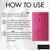 Tease and Please Thrusting and Licking Vibrator - image 7