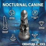 Night Prowler Silicone Dildo - Medium - image 5