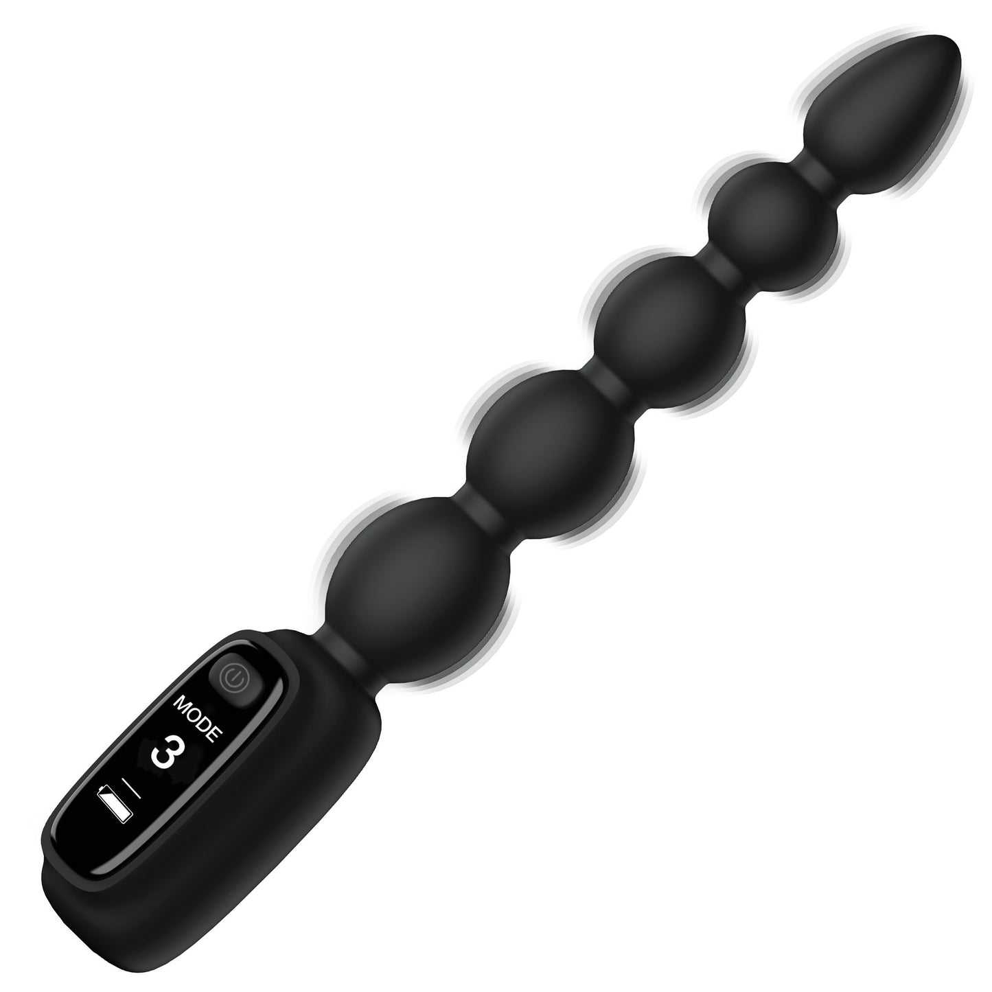 Silicone Anal Beads with Digital Display by Bang!