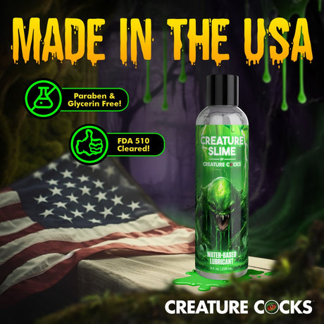 Creature Slime Water-Based Lubricant - 8oz - image 4