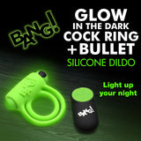 Glow-in-the-Dark Silicone Vibrating Cock Ring - image 2