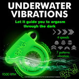 Glow-in-the-Dark Silicone Vibrating Cock Ring - image 3