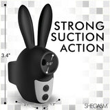 Sucky Bunny Clit Stimulator - Black - image 4