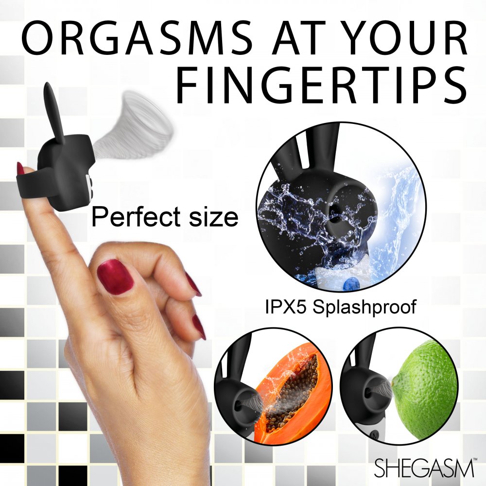 Sucky Bunny Clit Stimulator - Black - image 5