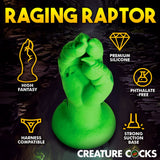 Raptor Claw Fisting Silicone Dildo - Green - image 5