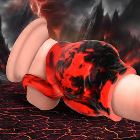 Hell Hound Silicone Girth Enhancer with Ball Strap - Medium - image 1
