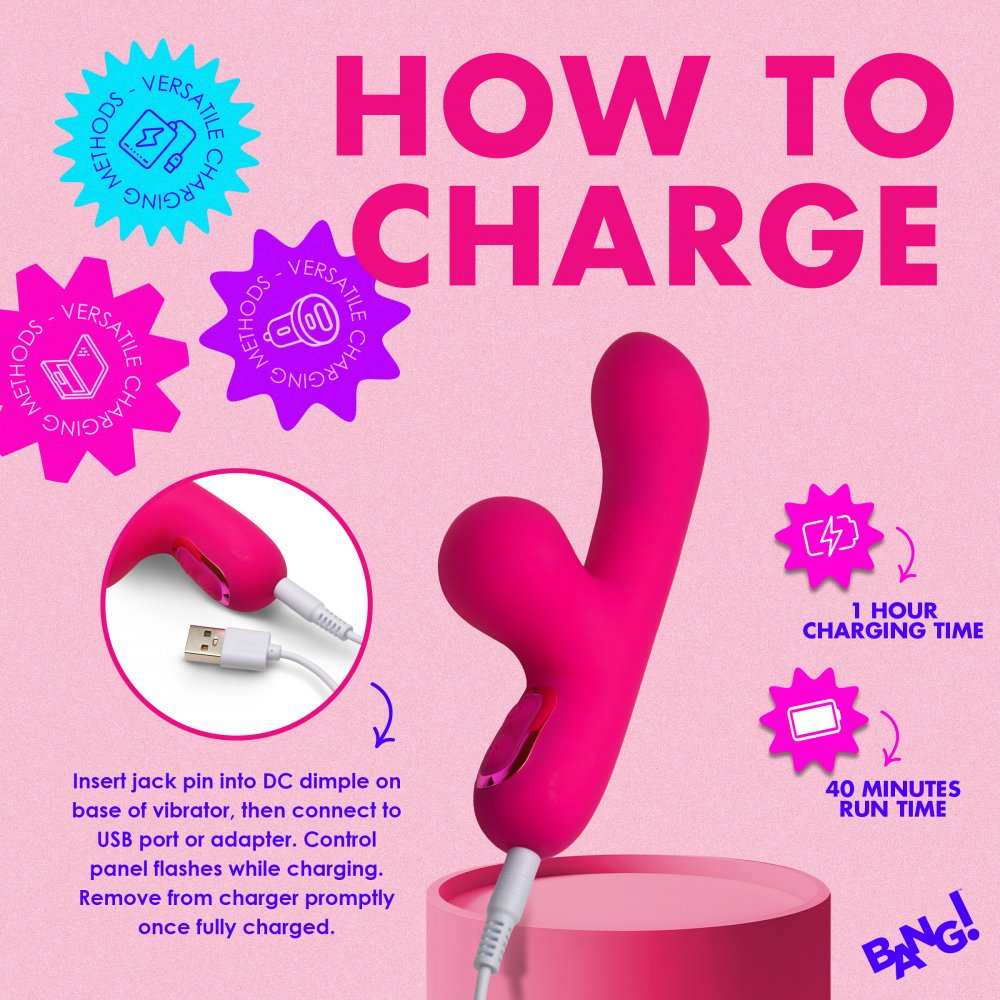 Mini Suction Silicone G-Spot Rabbit Vibrator - image 6