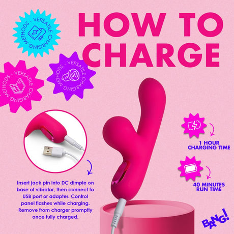 Mini Suction Silicone G-Spot Rabbit Vibrator - image 6