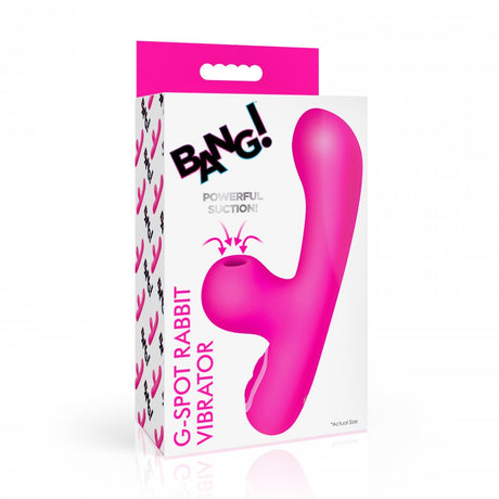 Mini Suction Silicone G-Spot Rabbit Vibrator - image 9
