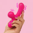Bang! Mini Suction G-Spot Rabbit Vibrator, Pink, Silicone, USB Rechargeable - BNG-AH476