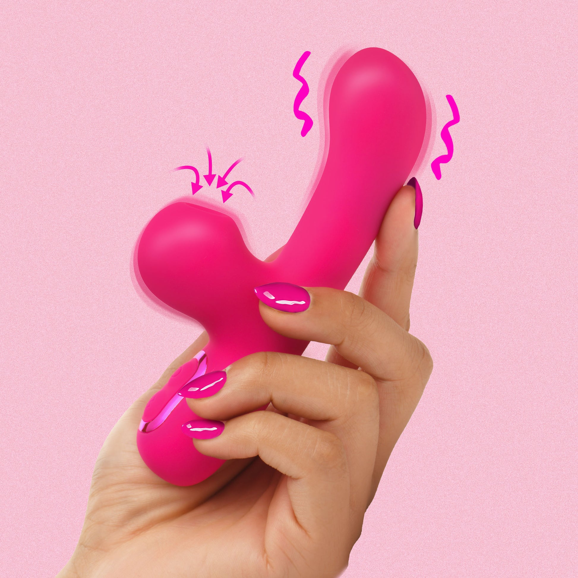 Mini Suction Silicone G-Spot Rabbit Vibrator by Bang!