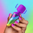 Bang! Rainbow Mini Silicone Wand — 4.4 in Rechargeable - BNG-AH504