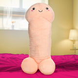 Pop Peckers Happy Peckers Large Penis Pillow — Light, 25.7 in - 848518056160
