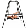 Master Series Throne Deluxe Adjustable Sling with Detachable Sex Machine - 848518056221