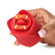 Lickgasm Sweet Kiss Clitoral Stimulator — Silicone, Red, Rechargeable - INM-AH518-RED