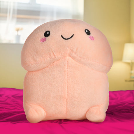 Pop Peckers Chibi Happy Peckers Pillow — Large, Light - 848518056283
