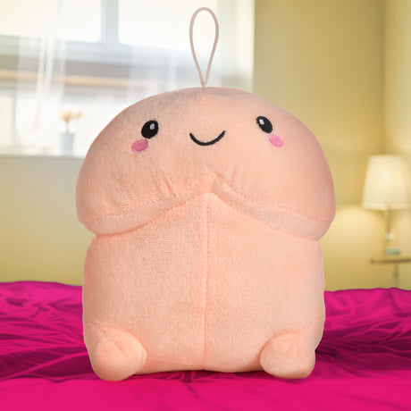 Pop Peckers Chibi Happy Peckers Pillow — Large, Light - 848518056283