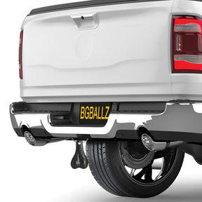 Big Ballers Truck Nuts Hitch Gag — Black, 7.5 in - 848518056511
