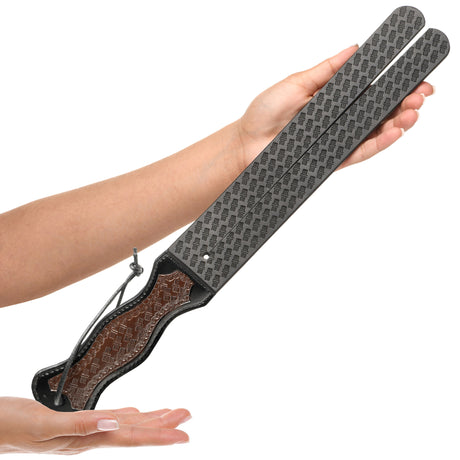 Strict Scottish Tawse Flogger — Vegan Leather, 17.8 in - 848518056665
