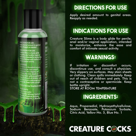 Green Creature Slime Water-Based Lubricant - 4oz - image 6