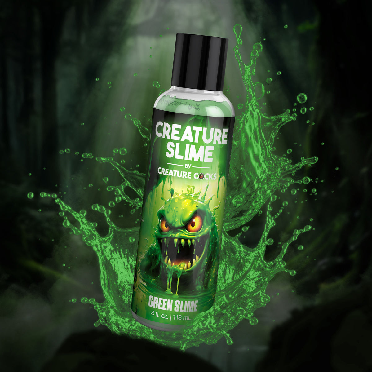Creature Cocks Slime Water-Based Lubricant — 4 oz (Green) - CC-AH586-4OZ
