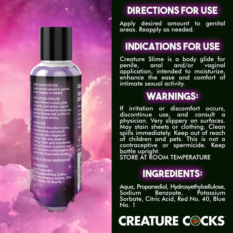 Purple Creature Slime Water-Based Lubricant - 4oz - image 7