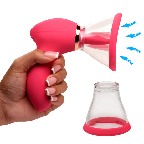 Lickgasm Plump Pleasure Licking & Sucking Stimulator, Pink - 848518057495