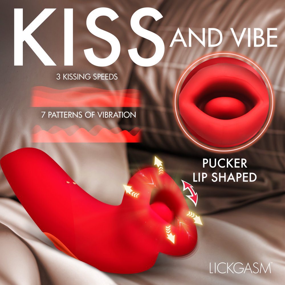 Plump Kiss Sucking and Vibrating Clitoral Stimulator - image 2