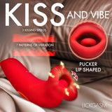 Plump Kiss Sucking and Vibrating Clitoral Stimulator - image 2