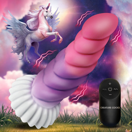 Creature Cocks Cloud Rider Unicorn Silicone Dildo, 6.4 in - 848518058331